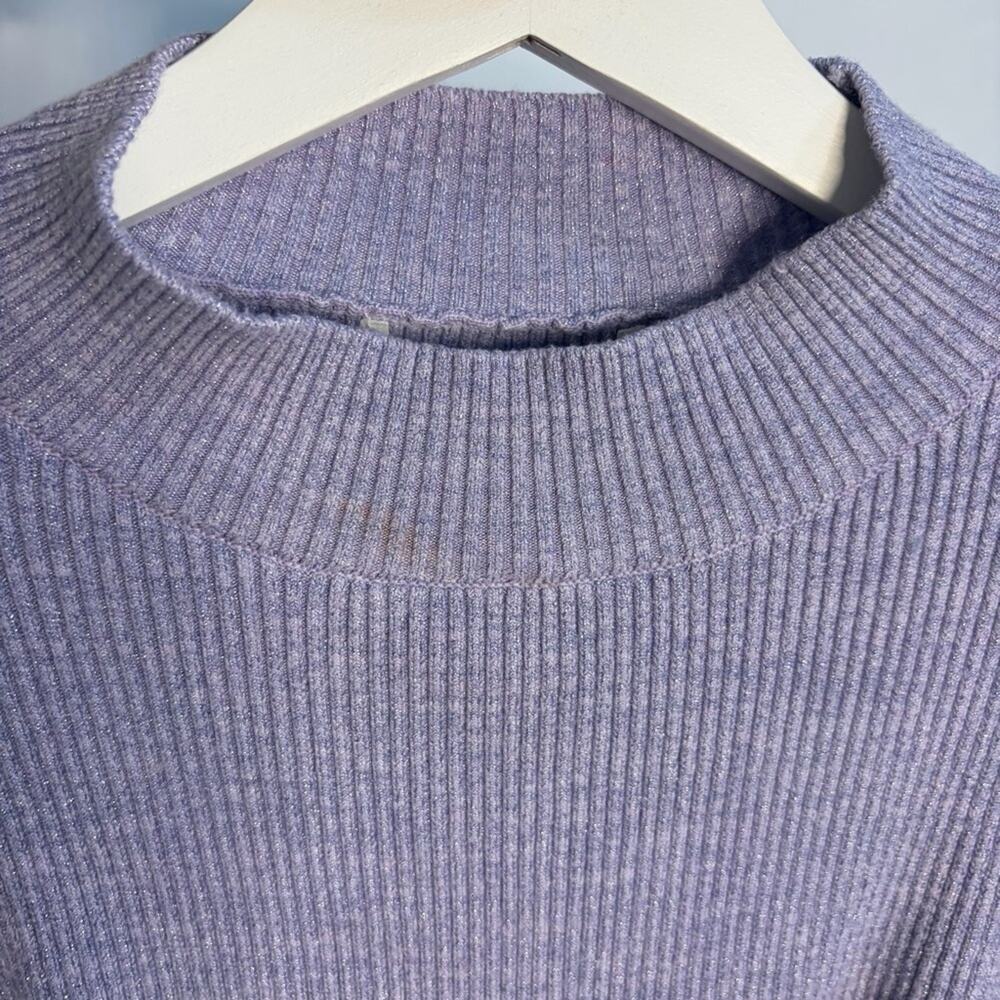 Anthropologie Mock Neck Lace Up Open Back Sweater - Picture 14 of 16
